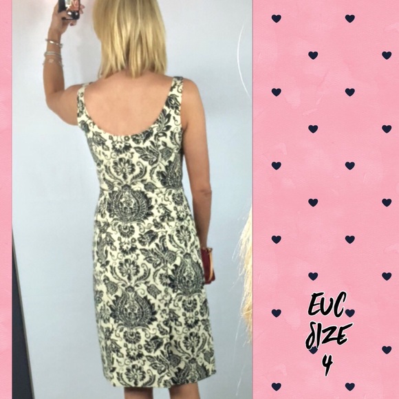 Tommy Bahama Damask Sheath Dress Size 4 - Picture 3 of 8